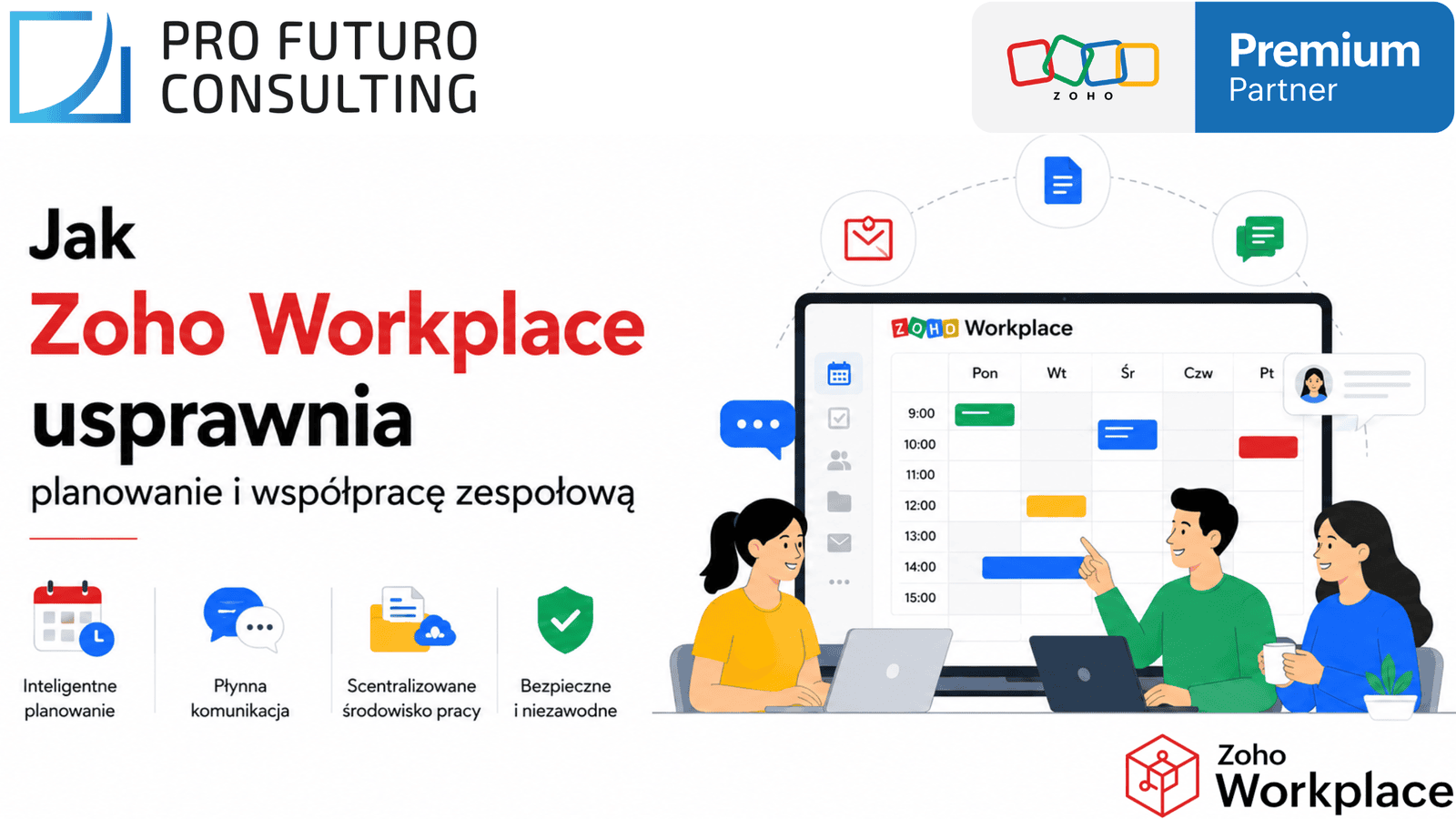Jak Zoho Workplace usprawnia planowanie i współpracę zespołową